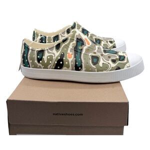 Native Jefferson Slip-On Water Shoes Pine Map Adult M7 W9 Lightweight Camo EVA